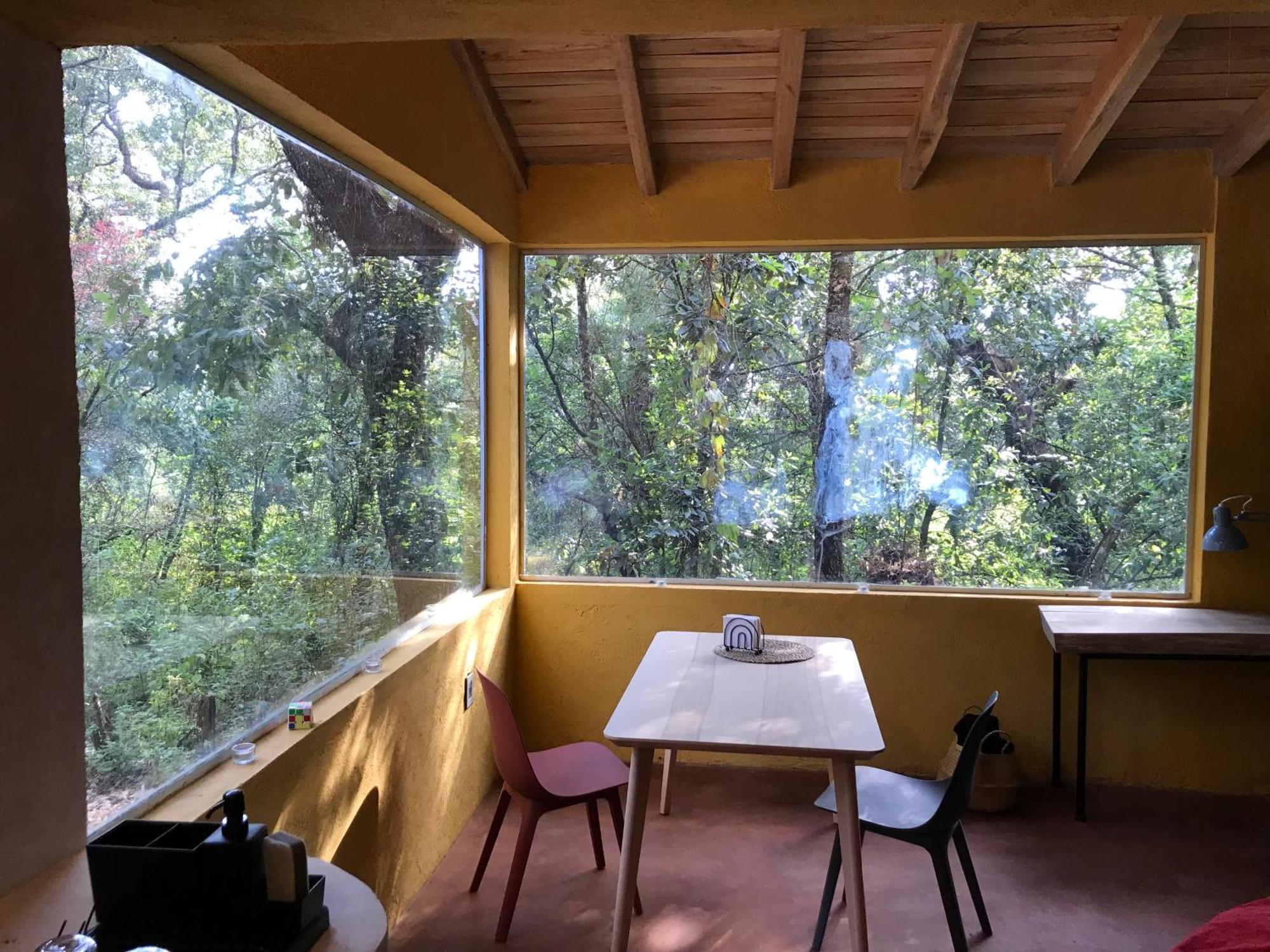 La Cabana Azul Al Fondo Del Bosque De تيبوزتلان المظهر الخارجي الصورة