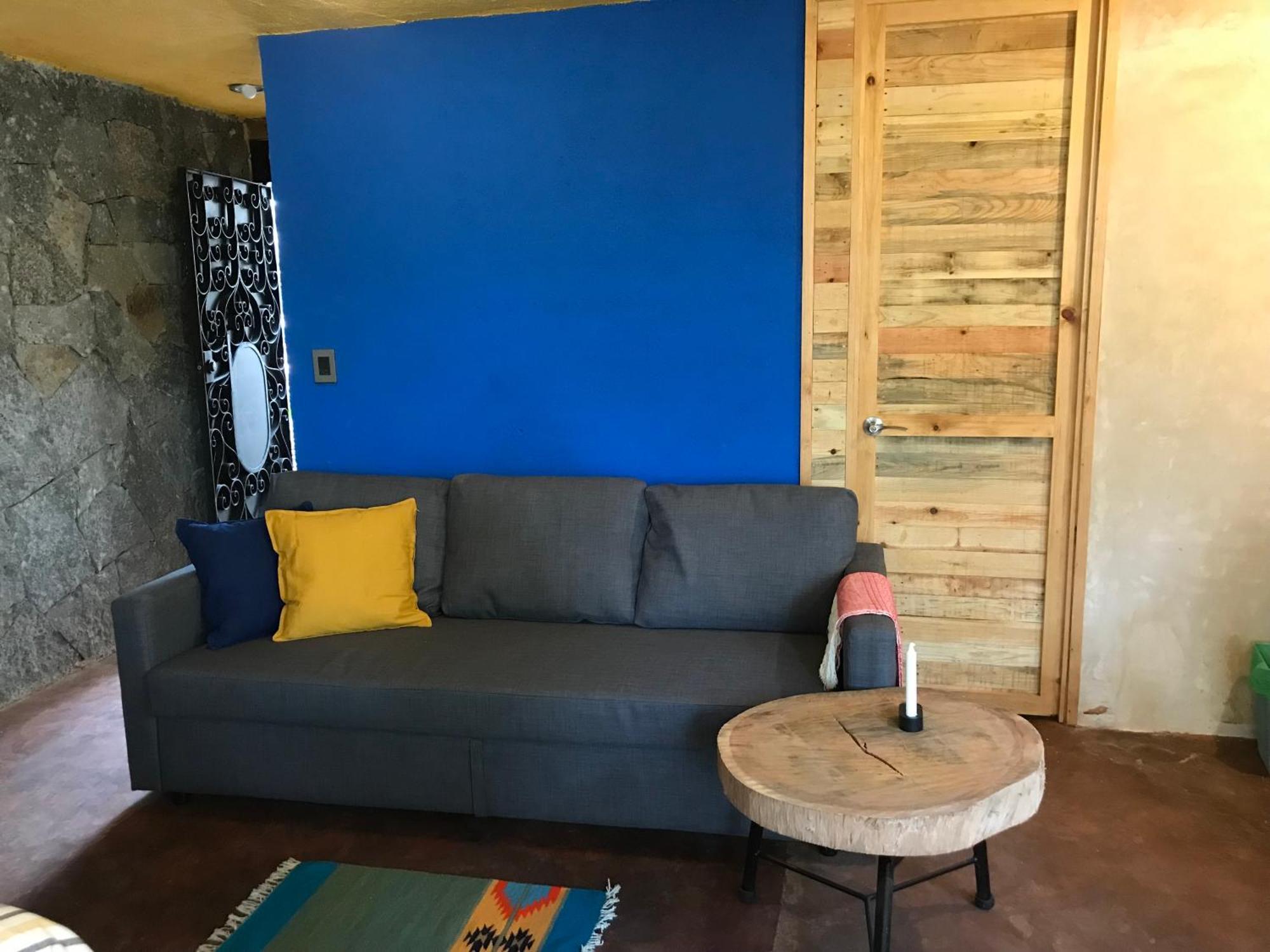La Cabana Azul Al Fondo Del Bosque De تيبوزتلان المظهر الخارجي الصورة