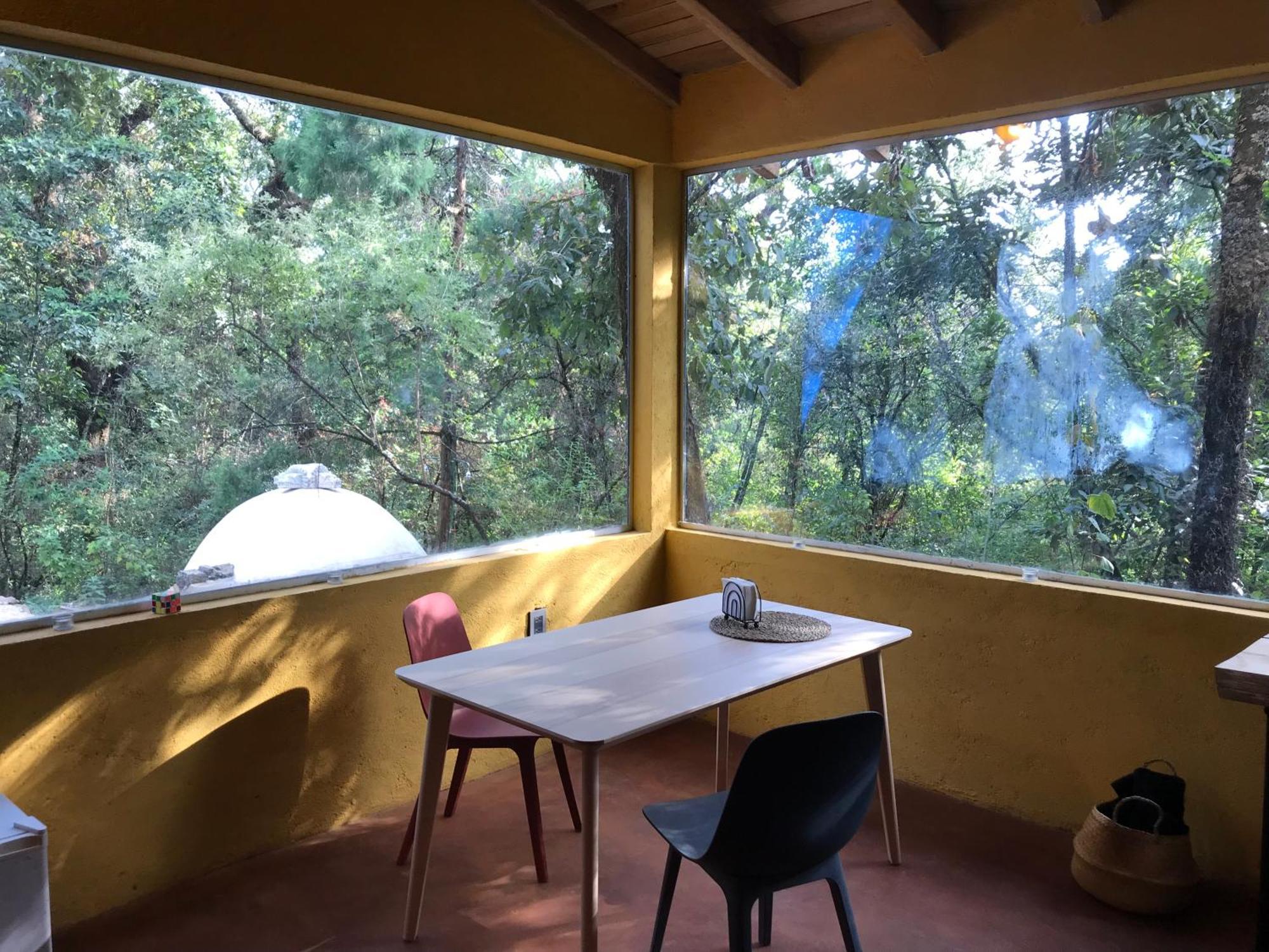 La Cabana Azul Al Fondo Del Bosque De تيبوزتلان المظهر الخارجي الصورة