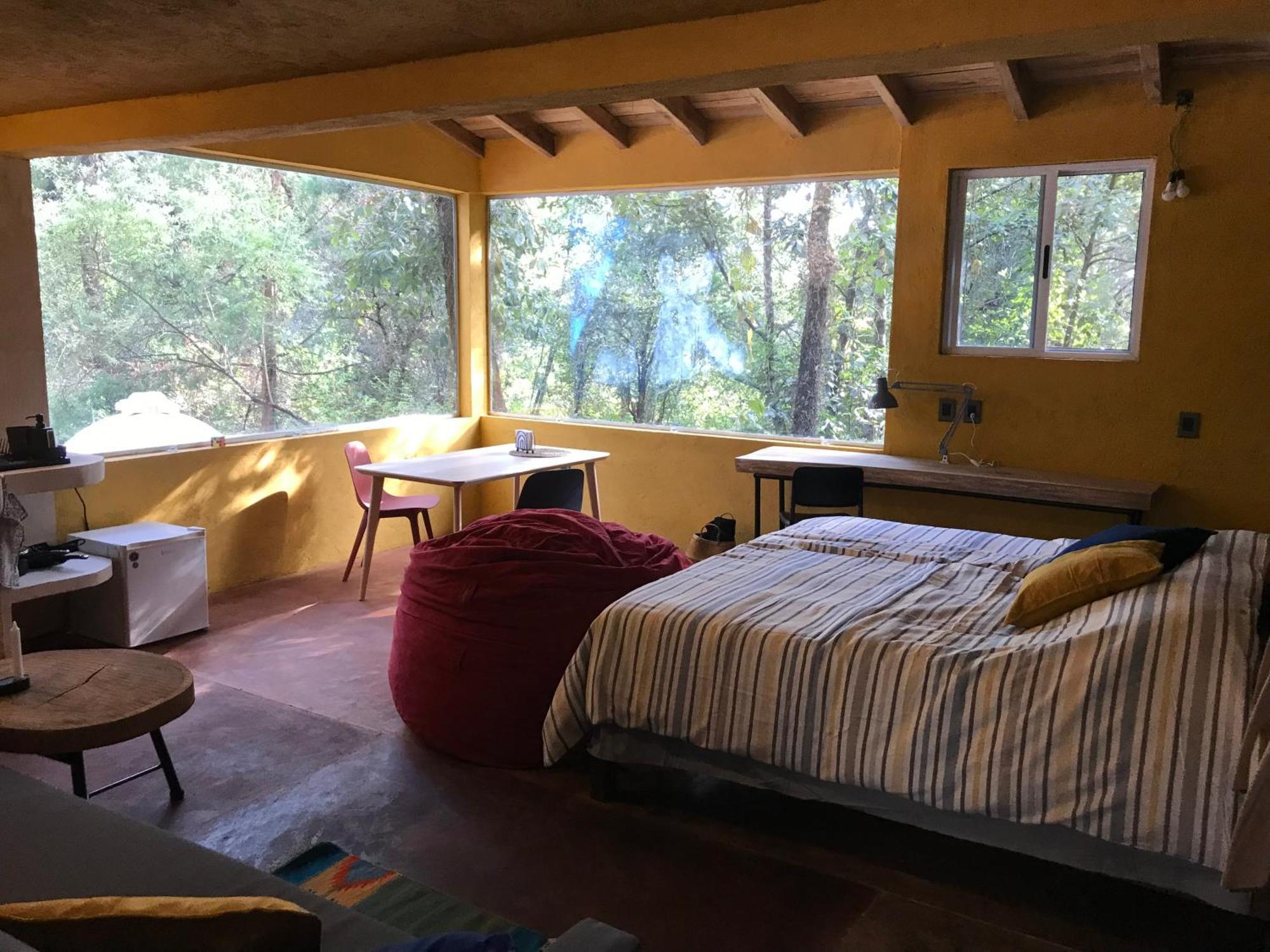 La Cabana Azul Al Fondo Del Bosque De تيبوزتلان المظهر الخارجي الصورة